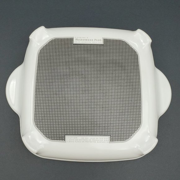 Corning Microwave Plus MW-85 Browning Grill Corningware Square Micro Griller - Picture 4 of 5